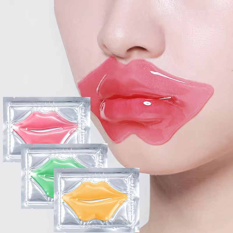 OEM/ODM Crystal Collagen Hydrogel Lip Mask Monolithic Moisturizing, Moisturizing and Skin Removing for Women's Lip Care