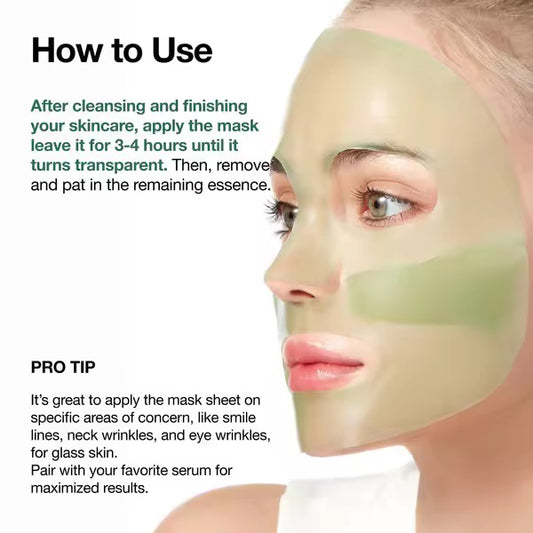 OEM/ODM Houttuynia Cordata Collagen gel facial mask 4-piece Soothing Moisturizing Firming Whitening and Penetrating facial mask