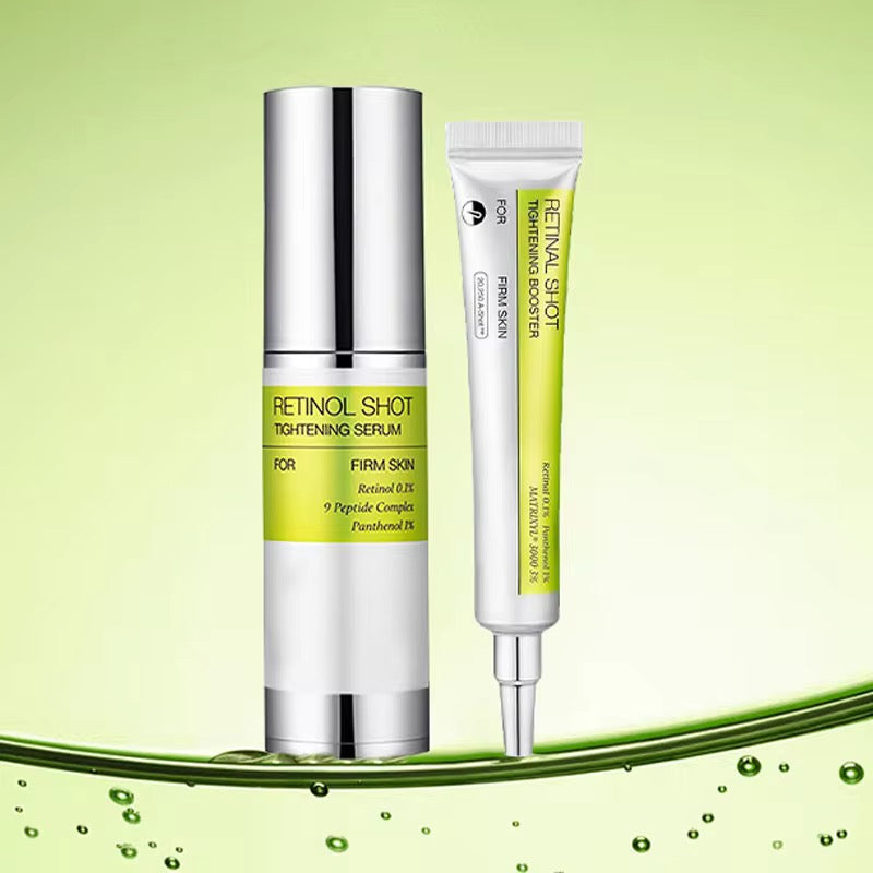 OEM/ODM Retinol Firming Serum 30ml Nourishing Care Facial Skin Brightening Anti-Aging Retinol Eye Cream Set for Women Skincare