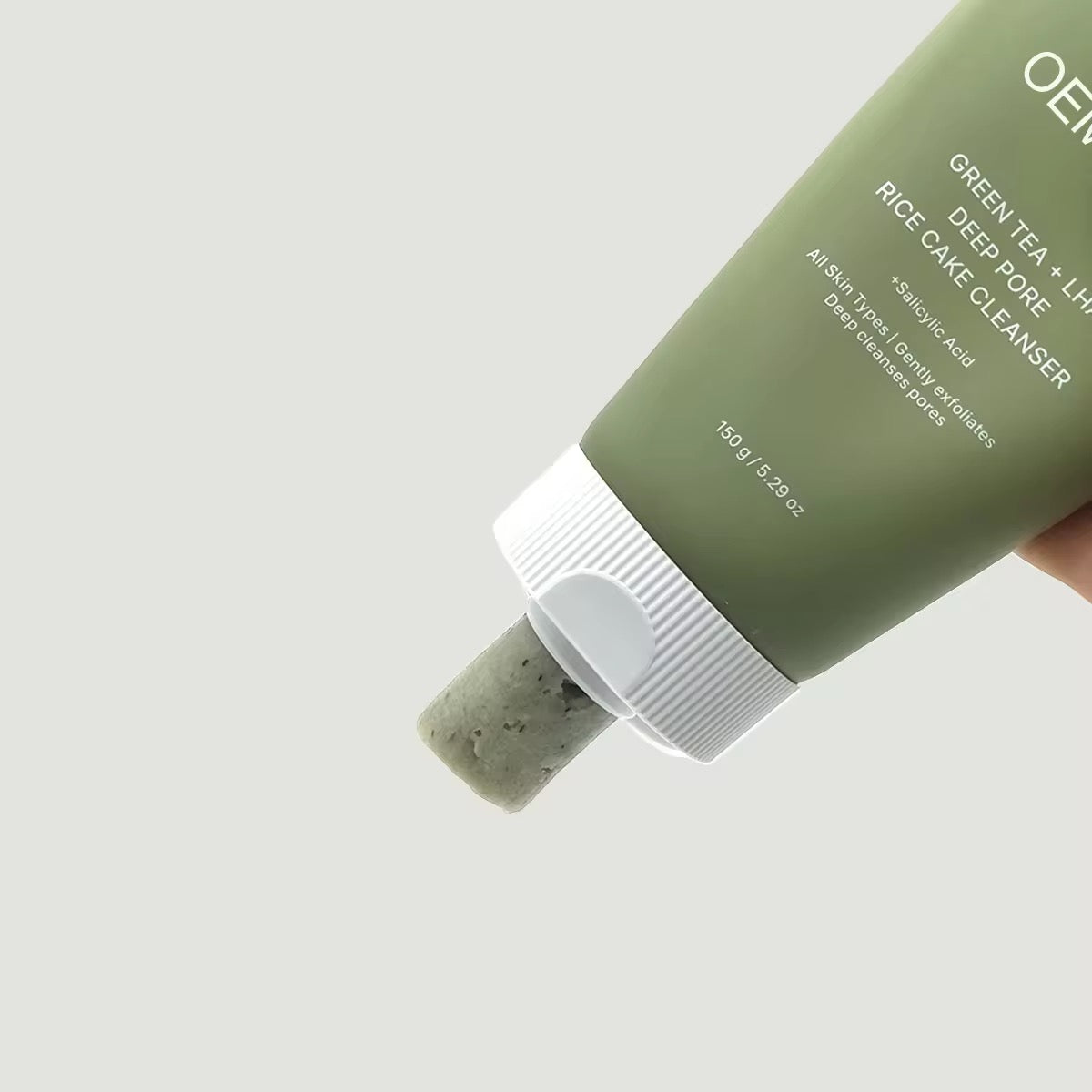 OEM/ODM RICE CAKE CLEANSER 150g Per Tube DEEP PORE Contains Salicylic Acid Gently ExfoliatesDeep Cleanses Pores for Face Care