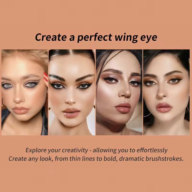 Wholesale Customized Logo Gold Liquid Eyeliner Pen Superfine Brush Tip Lasting Waterproof Gel Eye Makeup