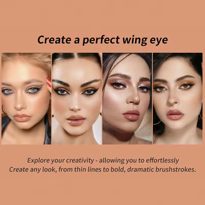 Wholesale Customized Logo Gold Liquid Eyeliner Pen Superfine Brush Tip Lasting Waterproof Gel Eye Makeup