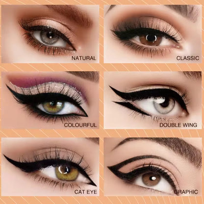 Wholesale Customized Logo Gold Liquid Eyeliner Pen Superfine Brush Tip Lasting Waterproof Gel Eye Makeup