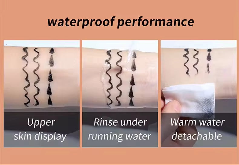Wholesale Customized Logo Gold Liquid Eyeliner Pen Superfine Brush Tip Lasting Waterproof Gel Eye Makeup