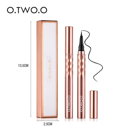 OEM Cosmetics China Gold Liquid Eyeliner Pen Superfine Brush Tip Lasting Waterproof Gel Eye Makeup
