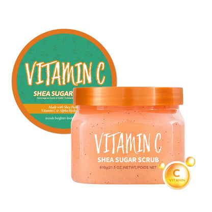 Cross-Border Foreign Trade Full English Body Scrub Gentle Exfoliating Sugar Bath Salt Cream for Salt and Sugar Bath