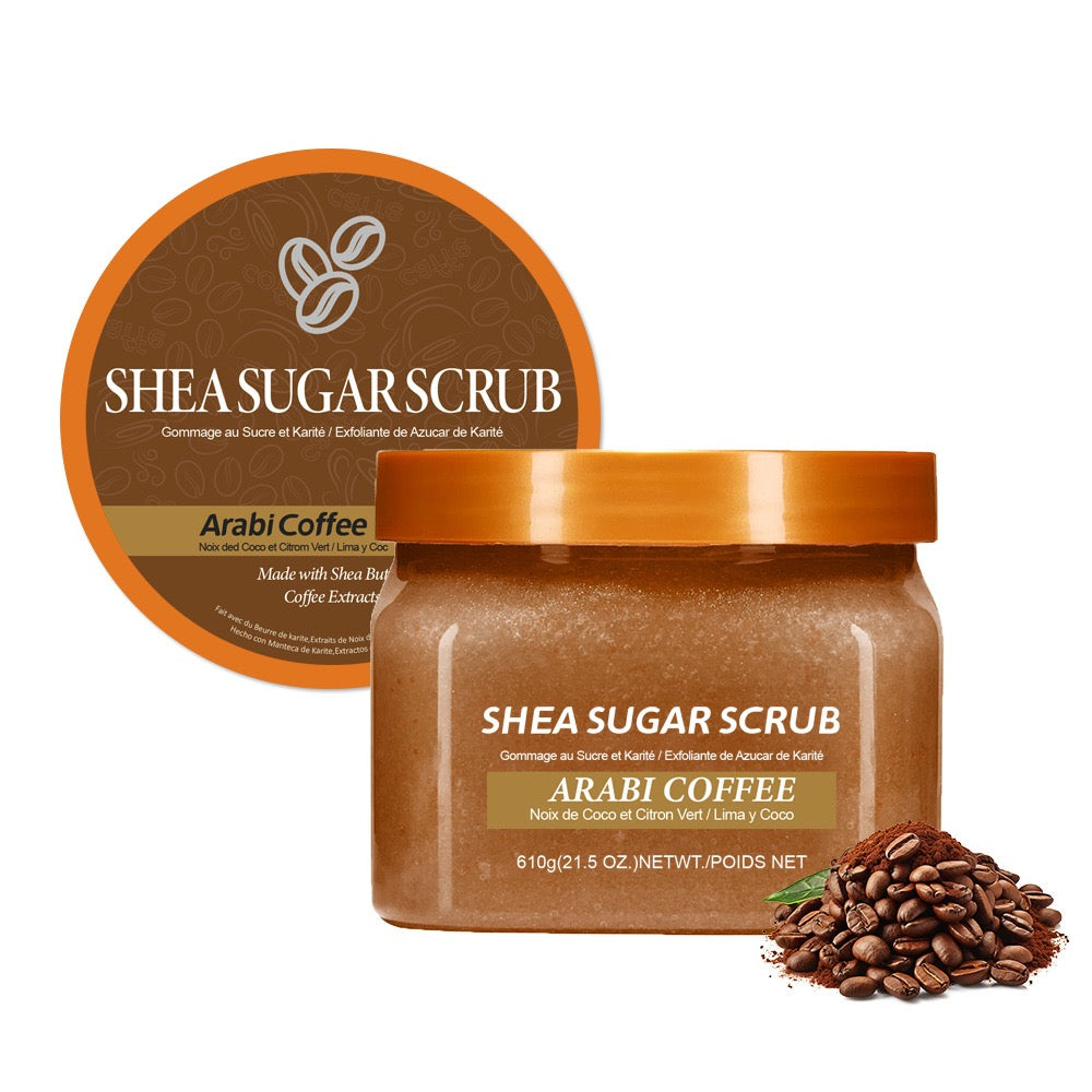 Cross-Border Foreign Trade Full English Body Scrub Gentle Exfoliating Sugar Bath Salt Cream for Salt and Sugar Bath