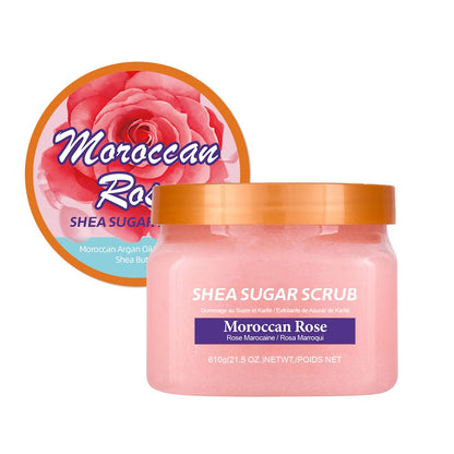 Cross-Border Foreign Trade Full English Body Scrub Gentle Exfoliating Sugar Bath Salt Cream for Salt and Sugar Bath