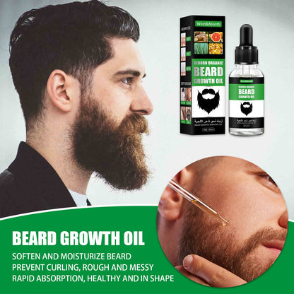 OEM/ODM Men's Beard Growth 30ml Promote Beard Chest Hair Growth Nourishing