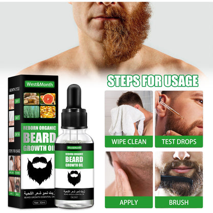 OEM/ODM Men's Beard Growth 30ml Promote Beard Chest Hair Growth Nourishing