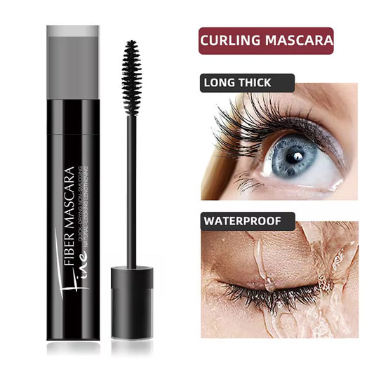 OEM/ODM private label 4D fiber long curly thickened quick-drying waterproof long-lasting styling Liquid mascara for women