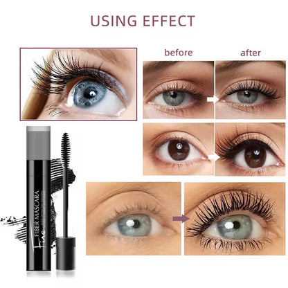OEM/ODM private label 4D fiber long curly thickened quick-drying waterproof long-lasting styling Liquid mascara for women