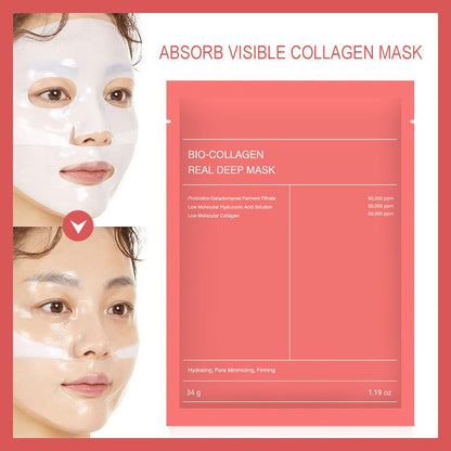 OEM Private label Moisturizing Hydrating Overnight Sleeping Sheet Real Deep Female Whitening Bio Collagen Deep Face Mask
