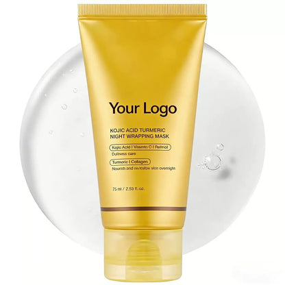 OEM Collagen Mask Night Wrapping Face Mask Beauty Skin Tightens Anti Aging Overnight Moisturizing Peel Off Sleeping Facial Mask