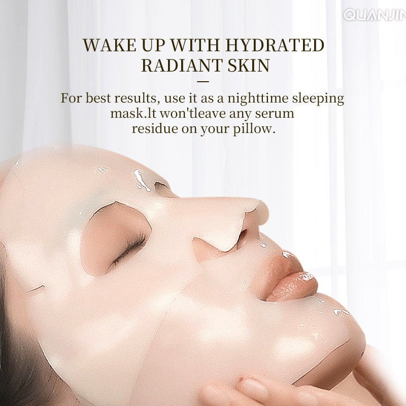 OEM Private label Moisturizing Hydrating Overnight Sleeping Sheet Real Deep Female Whitening Bio Collagen Deep Face Mask