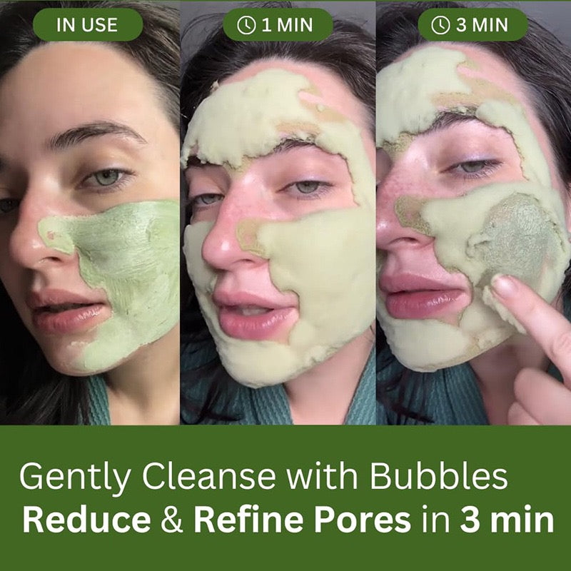 bubble deep cleaning facial mask reduce refine pores OEM skin care factory
