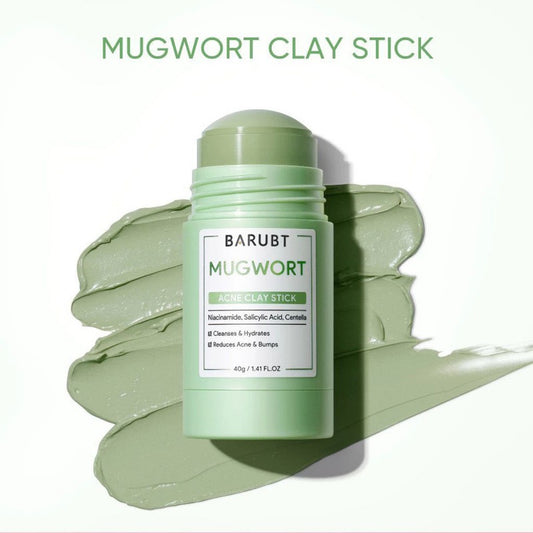 Mud Mask Stick Deep Cleansing Oil Control Anti-Acne Pore Shrinking Niacinamide Herbal Facial Mask for Oily Skin