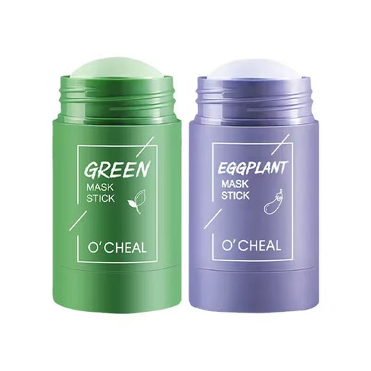 Peach Mask Stick Cleansing Whitening Acne Mud Mask Skin Care Lazy Facial Mask Green Tea Musk Stick