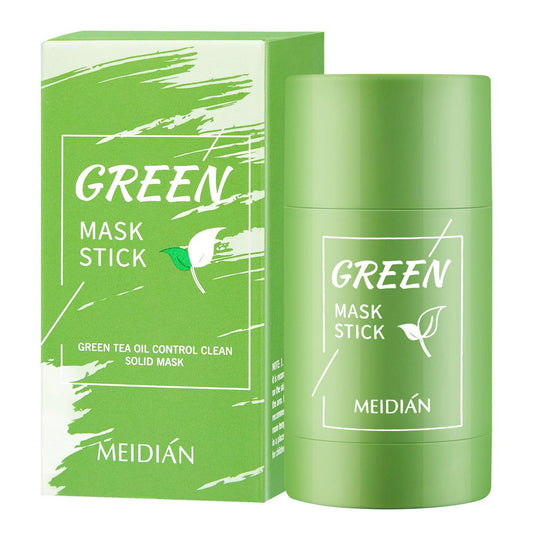 Green Mask Sticks Oil Control Acne Clearing Mud Mask Moisturizing Blackhead Fine Pores Skin Care Purple Clay Mask