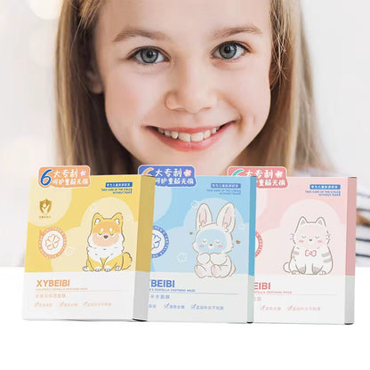 Wholesale Ingredient Safety Natural Organic Calendula Moisturizing Kids Baby Children'S Facial Mask