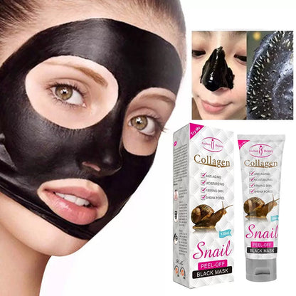 OEM/ODM Blackhead Remover Deep Cleaning Oil Control Facial Mask Hot Sale Popular Bamboo Charcoal Black Peel Off Mud Face Mask