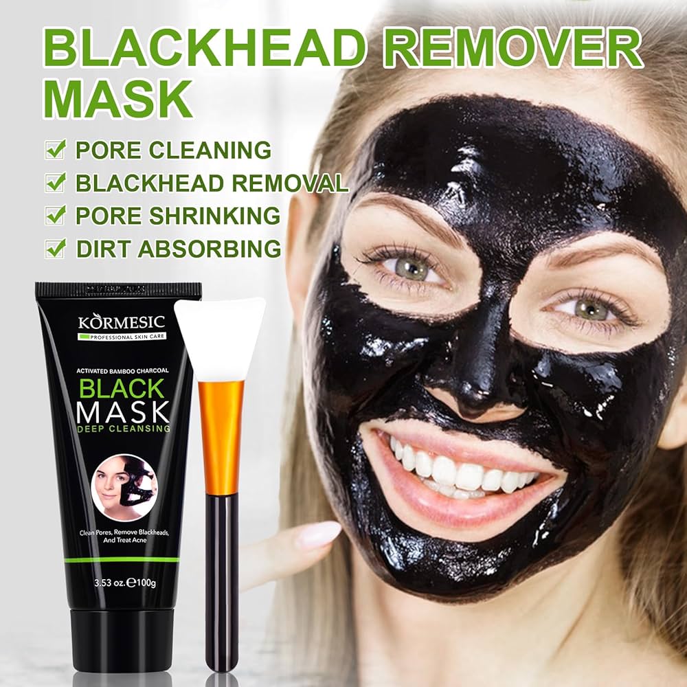 OEM/ODM Blackhead Remover Deep Cleaning Oil Control Facial Mask Hot Sale Popular Bamboo Charcoal Black Peel Off Mud Face Mask