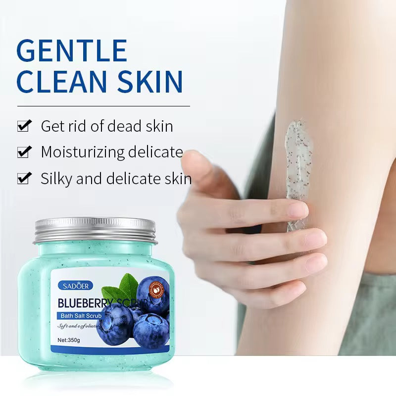 Hot Factory Wholesale SADOER Avocado Scrub Fruit Bath Salt Exfoliating Exfoliating Dead Skin Moisturizing Brightening Skin 350g