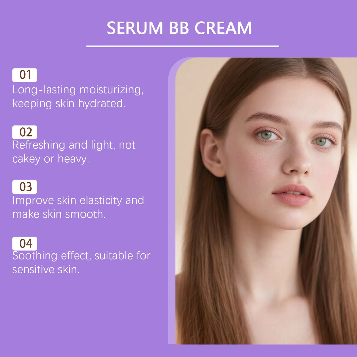 Wholesale Customization Moisturizing Mineral Essence BB Cream Series Lightweight Natural Base Makeup Concealer