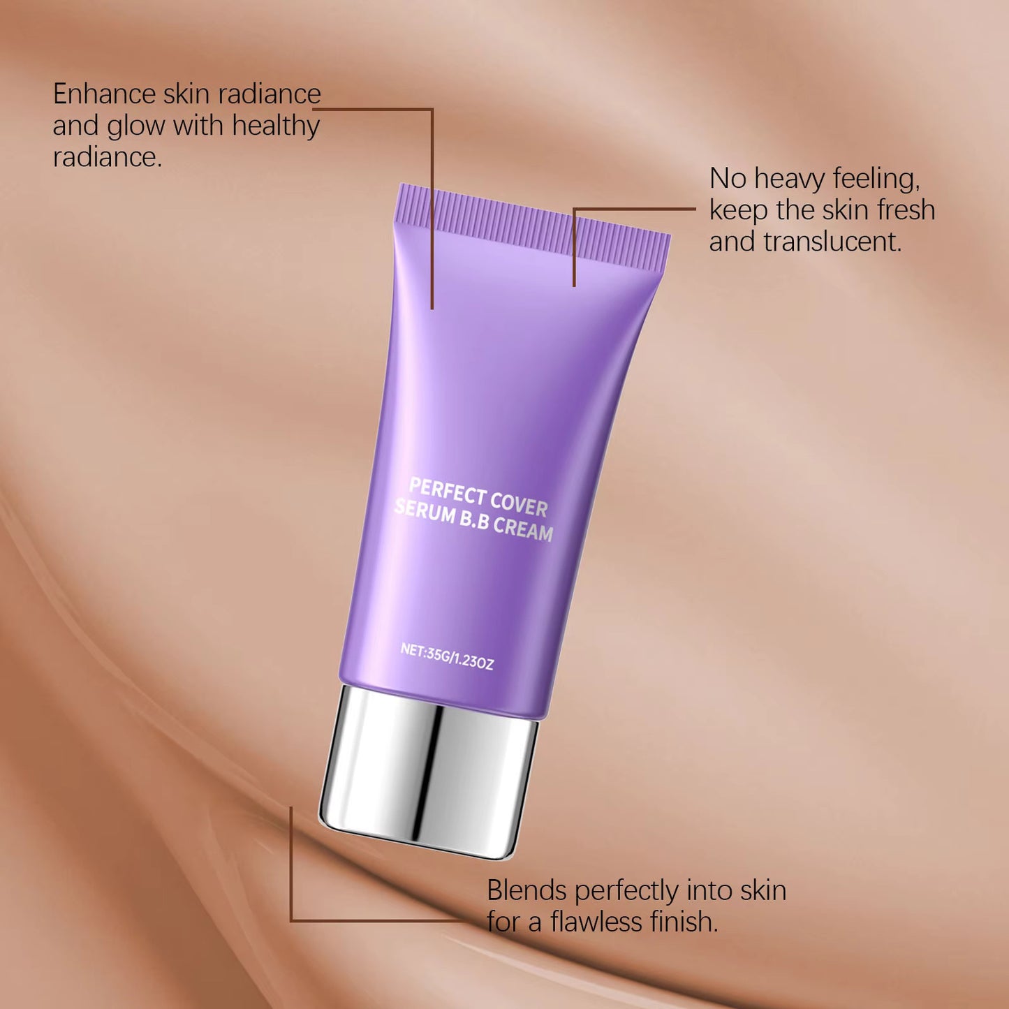 Wholesale Customization Moisturizing Mineral Essence BB Cream Series Lightweight Natural Base Makeup Concealer