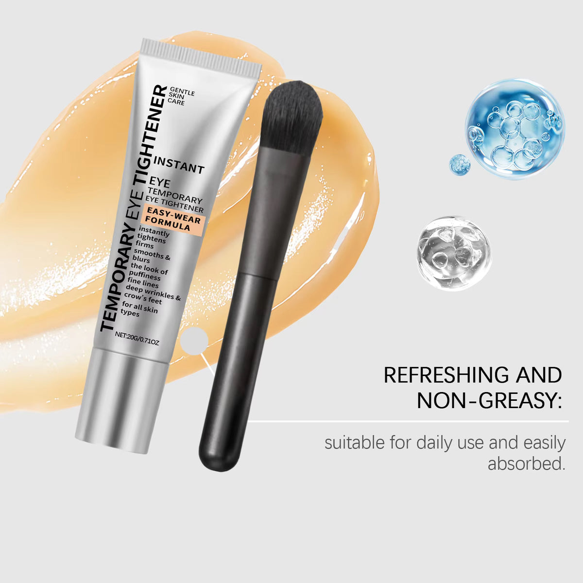 Wholesale Customization Anti-Wrinkle Eye Cream Daily Gentle Care Moisturizing & Hydrating Eye Cream with Glycerin