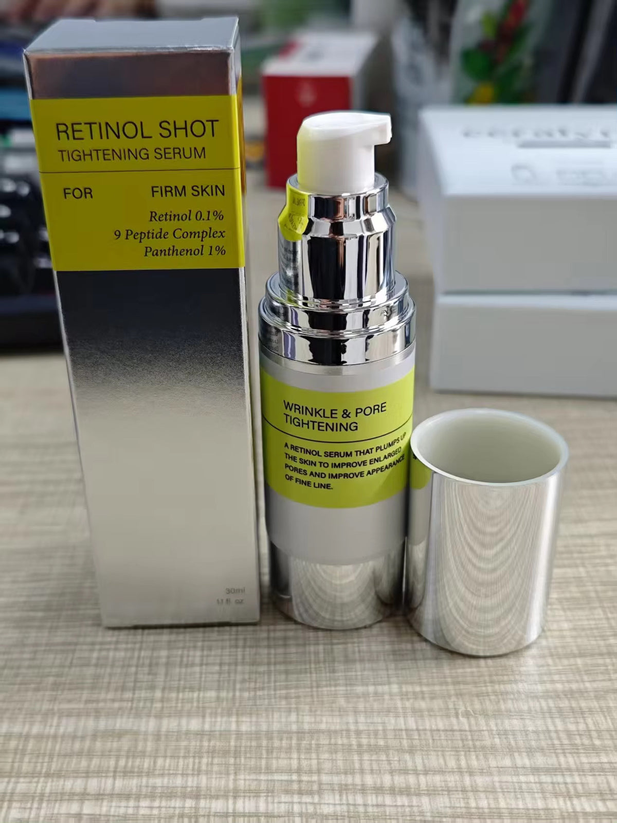 Wholesale Customized Korean Skincare Celimax Retinol Serum Hyaluronic Acid Moisturizing Brightening Facial Repair Anti-Aging
