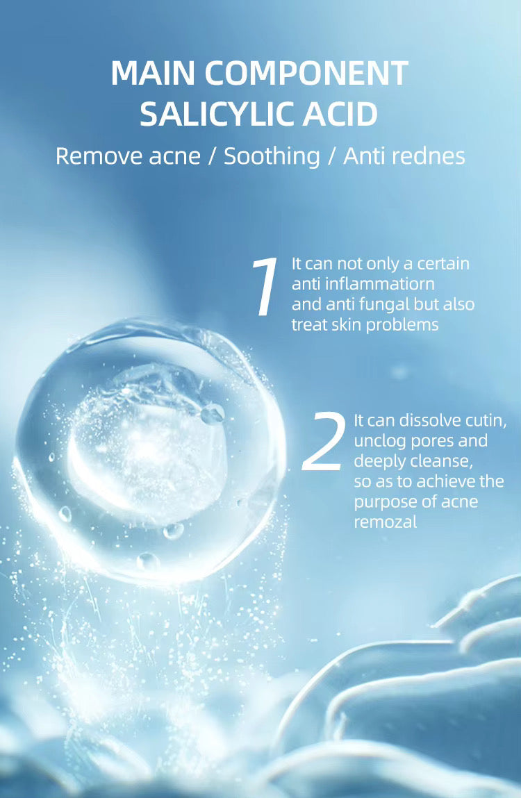Wholesale Customized Salicylic Acid Acne Gel Plant Essence Cream Lotion for Fading Acne Marks Closed Pore Shrinkage Acne Removal