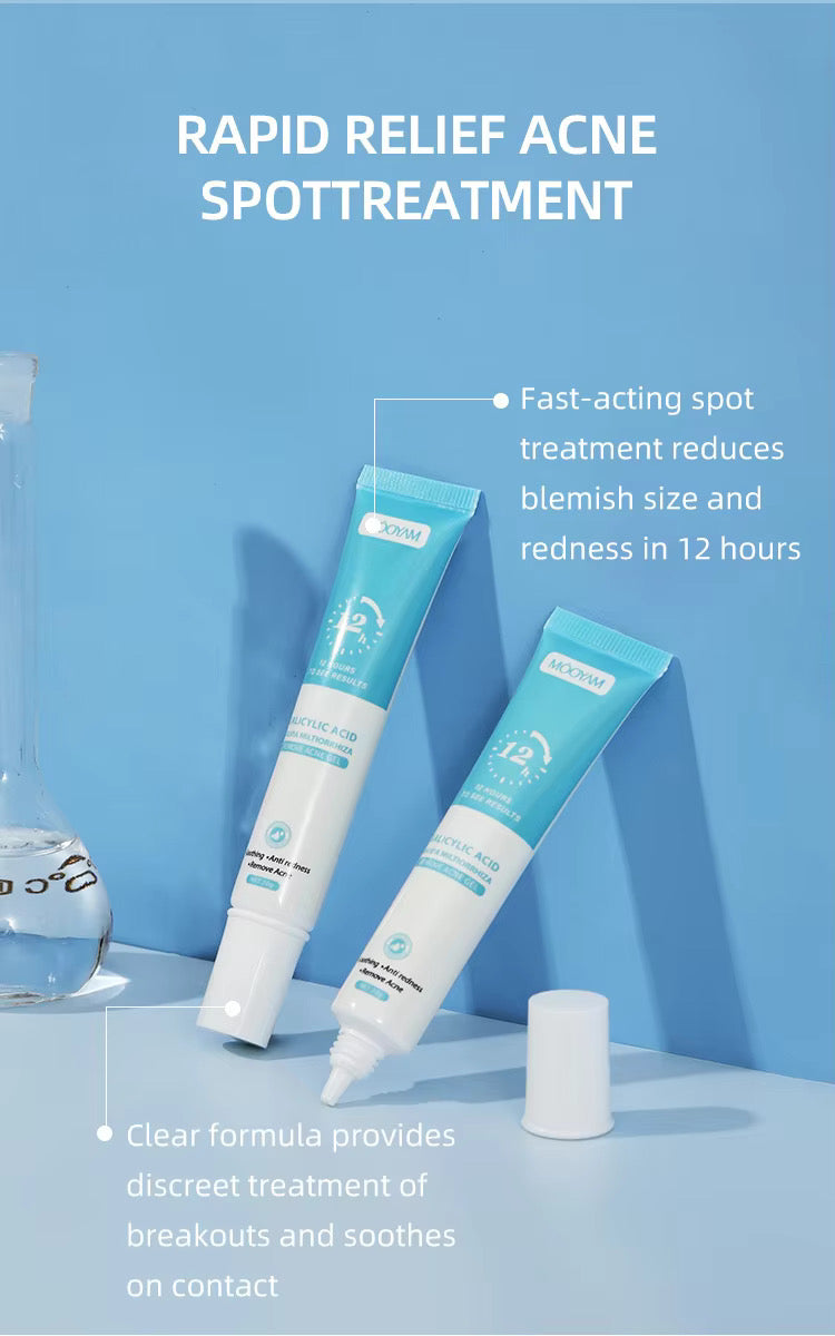 Wholesale Customized Salicylic Acid Acne Gel Plant Essence Cream Lotion for Fading Acne Marks Closed Pore Shrinkage Acne Removal