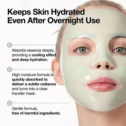 OEM/ODM Houttuynia Cordata Collagen gel facial mask 4-piece Soothing Moisturizing Firming Whitening and Penetrating facial mask