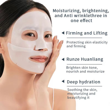 OEM Wholesale 5 Pieces Per Box Deep Collagen Anti Wrinkle Lifting Mask Hydrating Pore Minimizing Firming for Face Care