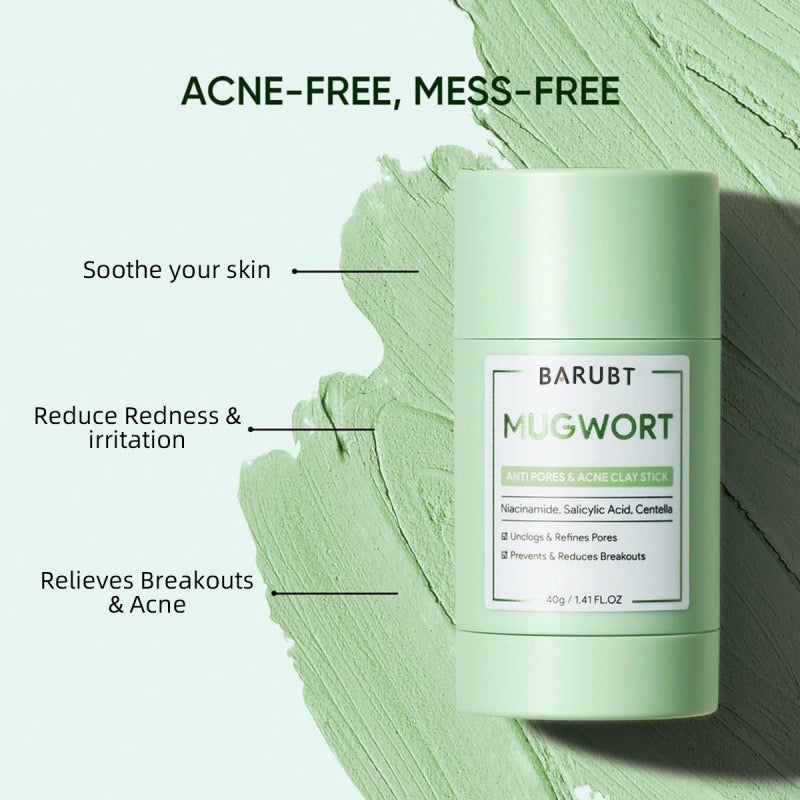 OEM/OBM popular wiping facial mask 40g facial skin care deep cleaning blackhead reducing acne pore cleaning mud stick