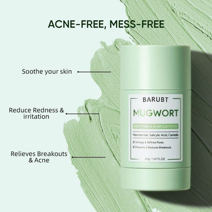 OEM/OBM popular wiping facial mask 40g facial skin care deep cleaning blackhead reducing acne pore cleaning mud stick