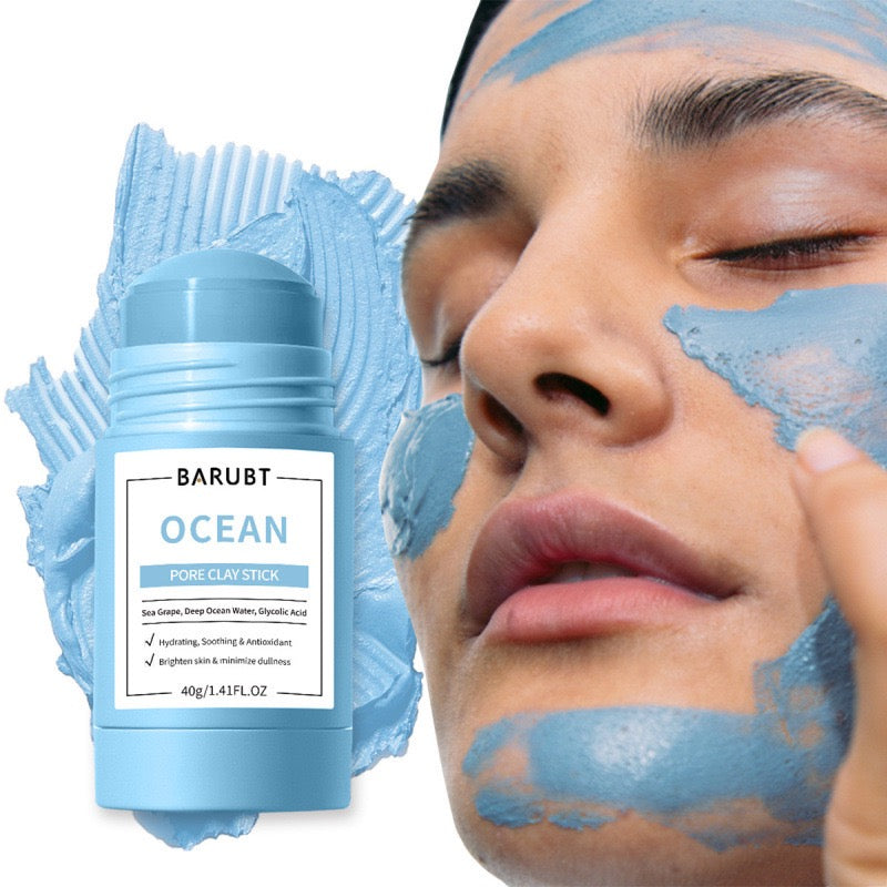 OEM/OBM popular wiping facial mask 40g facial skin care deep cleaning blackhead reducing acne pore cleaning mud stick