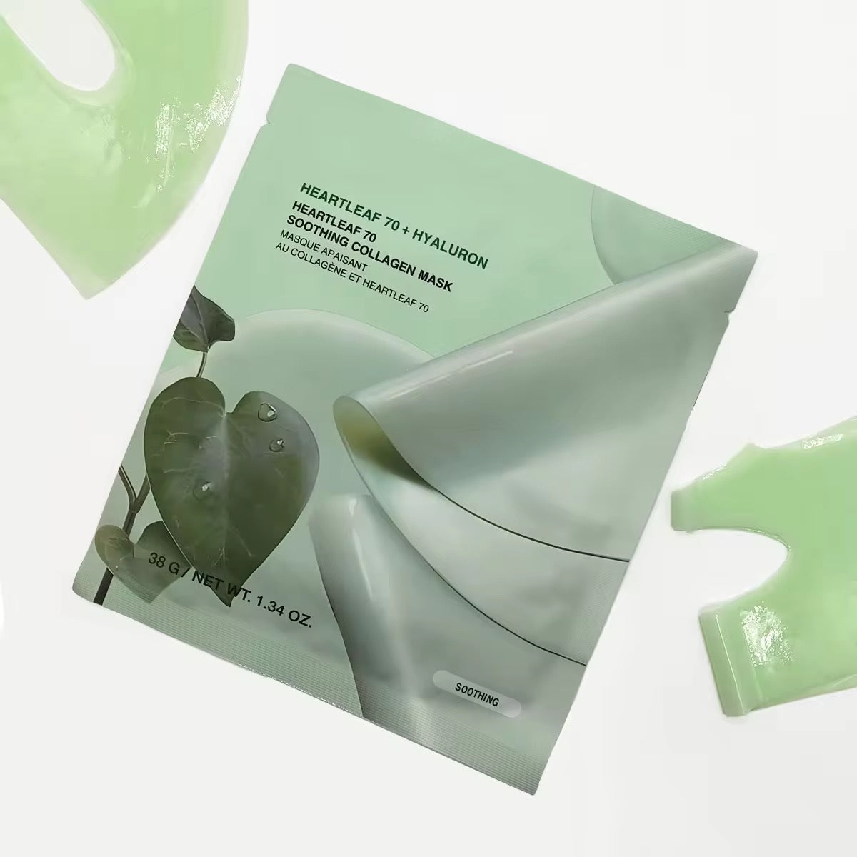 OEM/ODM Centella Asiatica Collagen Facial Mask 4 Pieces a Box Soothing Repairing Nourishing and Brightening for Face Use