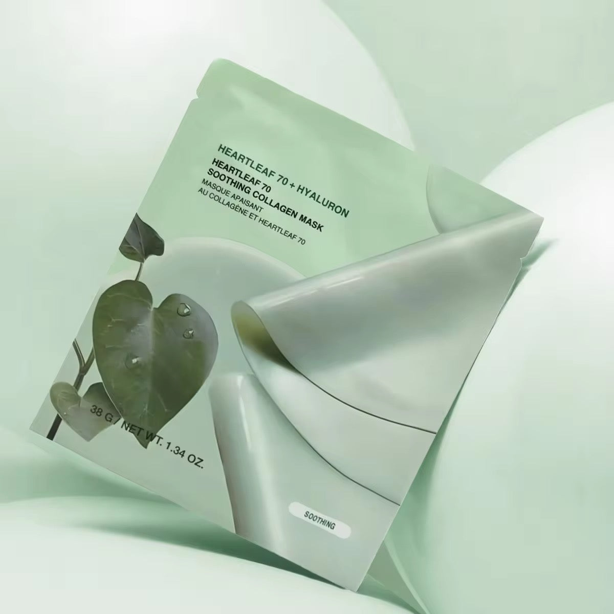 OEM/ODM Centella Asiatica Collagen Facial Mask 4 Pieces a Box Soothing Repairing Nourishing and Brightening for Face Use