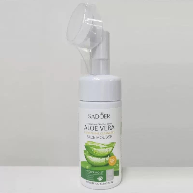 Custom OEM Deep Oil Control Acne Removing Cleanser with Brush Foam Facial Cleanser 120ml Mild Pore Cleaning Facial Care Mousse