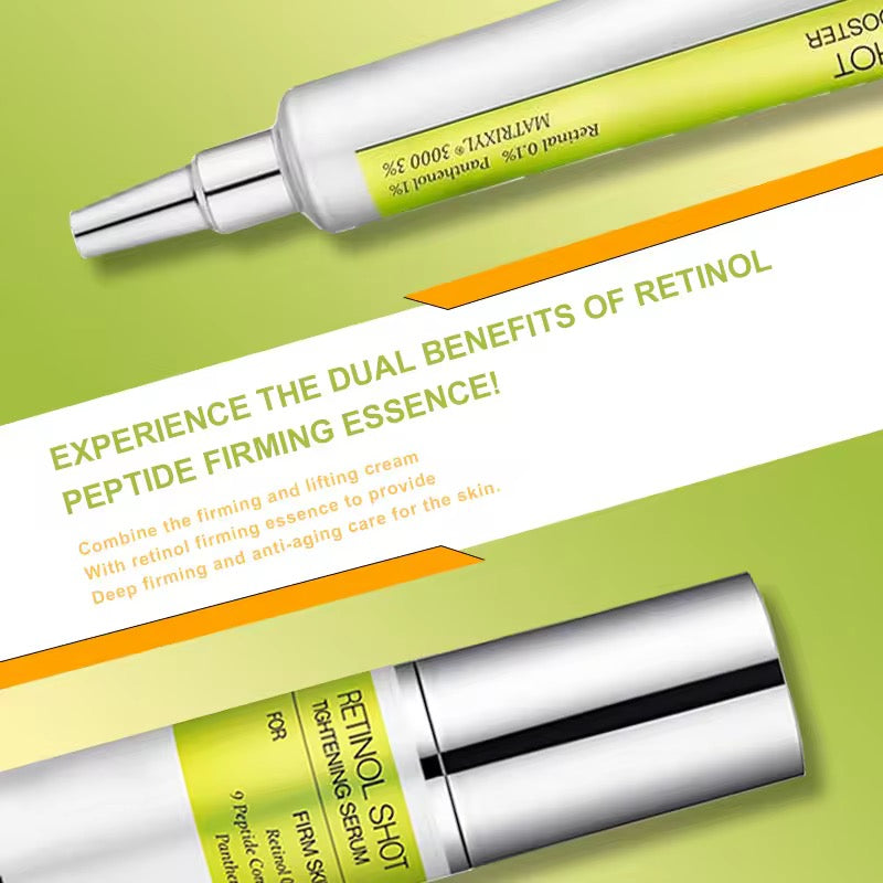 OEM/ODM Retinol Firming Serum 30ml Nourishing Care Facial Skin Brightening Anti-Aging Retinol Eye Cream Set for Women Skincare