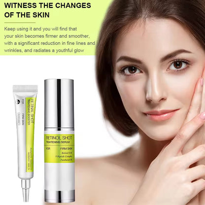 OEM/ODM Retinol Firming Serum 30ml Nourishing Care Facial Skin Brightening Anti-Aging Retinol Eye Cream Set for Women Skincare