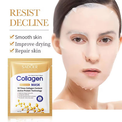 Wholesale Cheap Face & Body Mask Lifting Brightening Hydrating Facial Mask Anti-aging Natural Active Collagen Sheet Face Mask