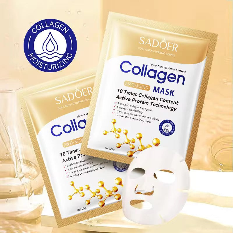 Wholesale Cheap Face & Body Mask Lifting Brightening Hydrating Facial Mask Anti-aging Natural Active Collagen Sheet Face Mask