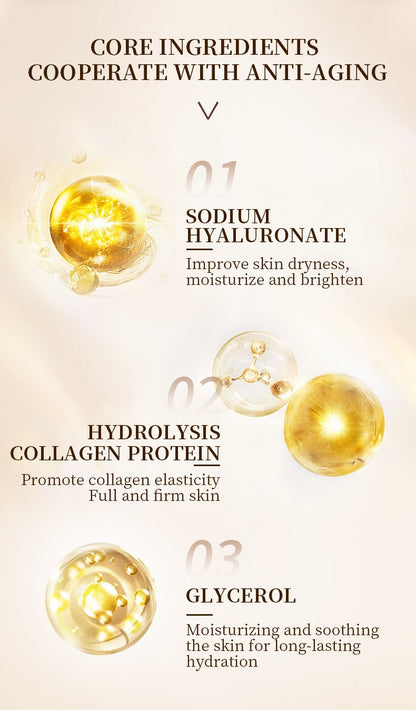 Bio Collagen Seaweed Hydrogel Sheet Mask Overnight Anti-Aging Hydrating Moisturizer Vegan Gold Stamping Private Label OEM Jumbo